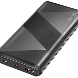 LogiLink Powerbank, 10.000 mAh, 2x USB, noir