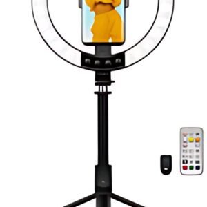 LogiLink Anneau lumineux pour smartphone avec trépied/perche