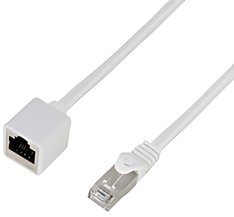 LogiLink Rallonge câble patch Premium, Cat.6A, 3 m, blanc