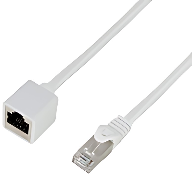 LogiLink Rallonge câble patch Premium, Cat.6A, 10 m, blanc