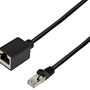 LogiLink Rallonge câble patch Premium, Cat.6A, 1 m, noir