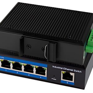 LogiLink Switch industriel Gigabit Ethernet PoE, 5 ports