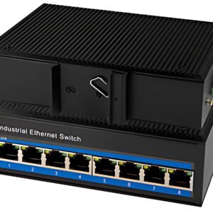 LogiLink Switch industriel Gigabit Ethernet PoE, 8 ports