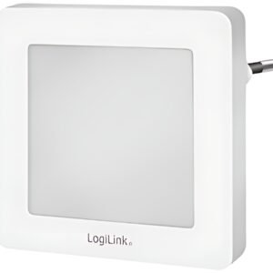 LogiLink Lampe d'orientation à LED avec capteur, blanc