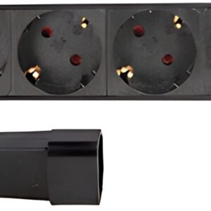 Multiprise LogiLink 19", 8 prises, avec prise pour appareil froid