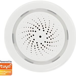 LogiLink Sirène d'alarme Smart Wi-Fi, 90 dB, blanc