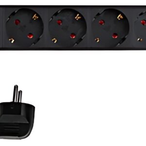 Multiprise LogiLink 19", 7 prises, avec filtre de ligne et amp;