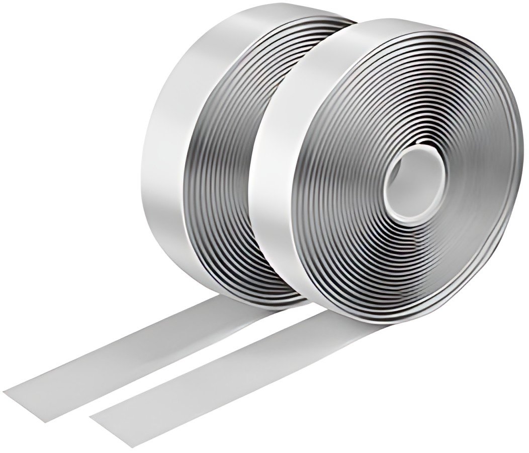 LogiLink Ruban auto-agrippant, set de 2, 25 mm x 5 m, blanc