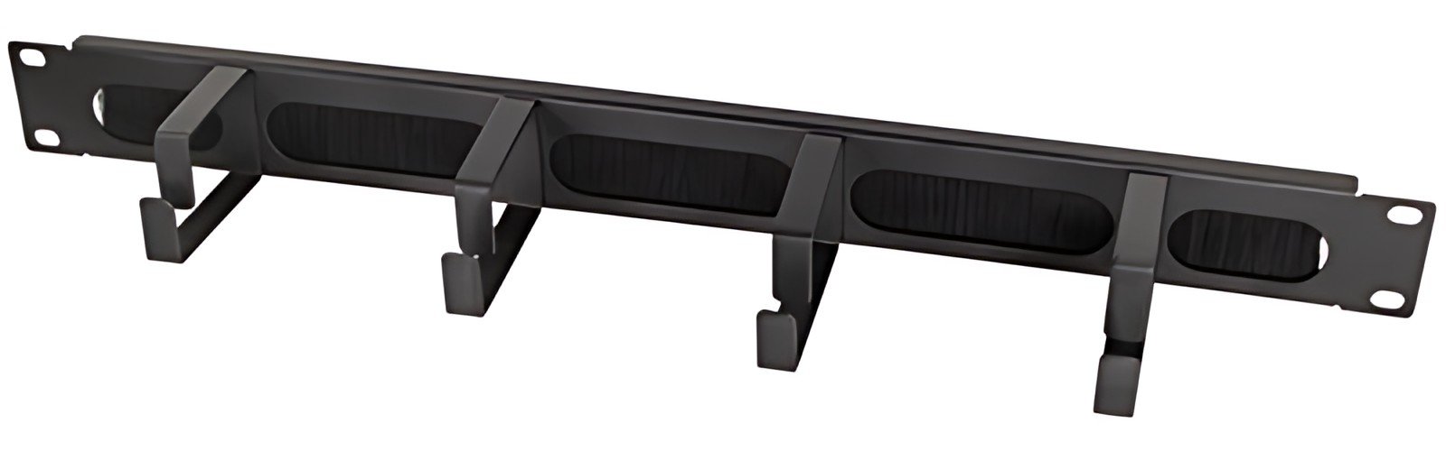 LogiLink Panneau guide-câble 19", 1 U, 4 étriers guide-câble