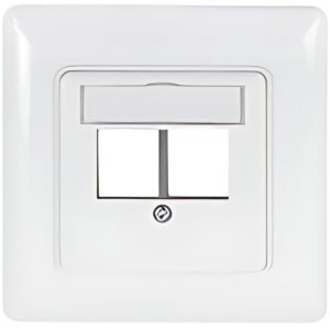 LogiLink Boîtier d'encastrement pour module Keystone 2 ports