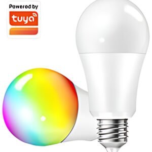 LogiLink Ampoule LED WiFi Smart, compatible Tuya, E27, blanc
