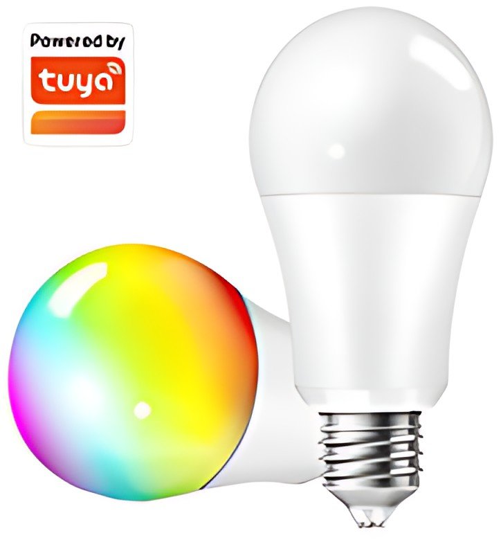 LogiLink Ampoule LED WiFi Smart, compatible Tuya, E27, blanc
