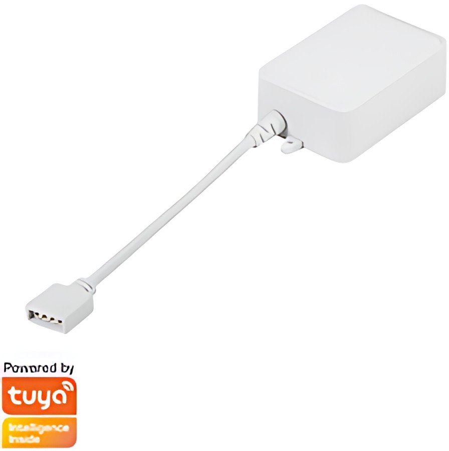 LogiLink Contrôleur RGB WiFi Smart, compatible Tuya, blanc