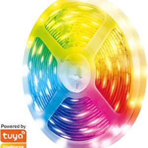 LogiLink Wi-Fi Smart RGB+W-LED-Band, selbstklebend, 5 m