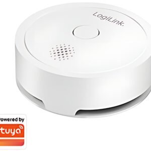 LogiLink Détecteur de fumée Smart Wi-Fi, blanc