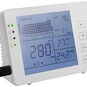 LogiLink Appareil de mesure du CO2 avec voyants, blanc