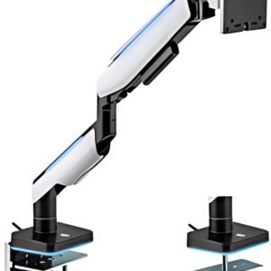 LogiLink Bras support pour écran gaming, noir/blanc