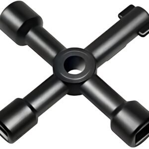 LogiLink Clé en croix universelle pour armoire électrique