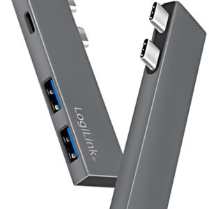 LogiLink Station d'accueil USB 3.2 Gen2x2, 4 ports, PD