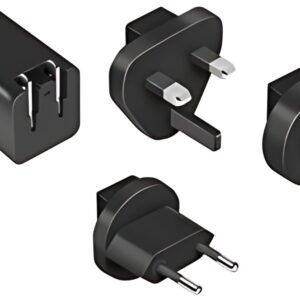 LogiLink Adaptateur de voyage USB, USB C, technologie GaN