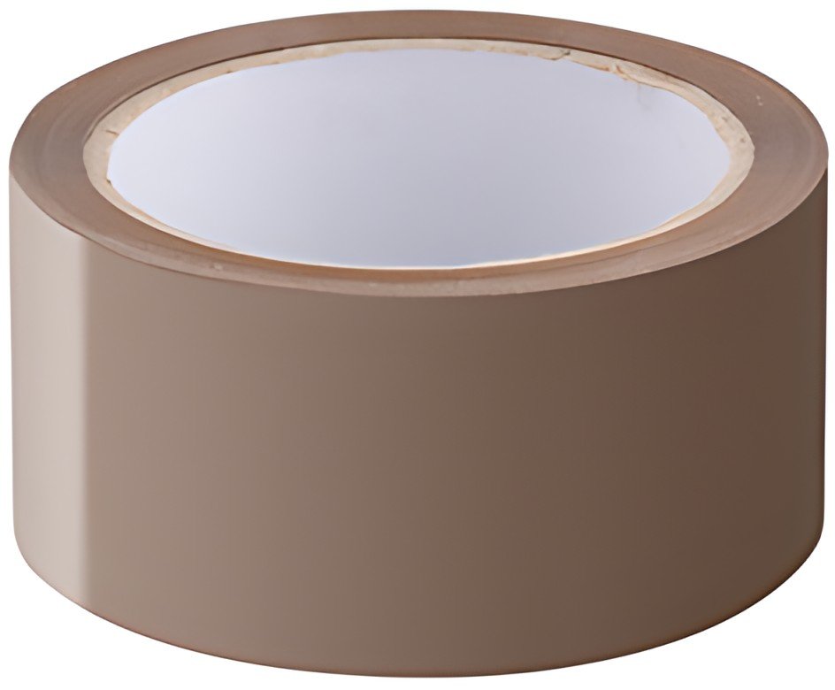 LogiLink Ruban adhésif d'emballage, 48 mm x 66 m, PP, marron