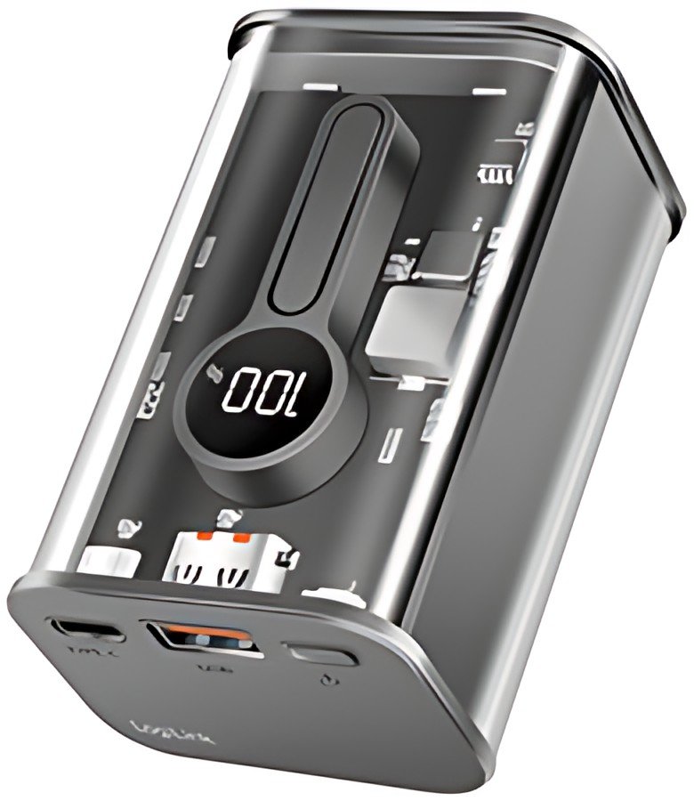 LogiLink Powerbank avec écran, 10.000 mAh, noir