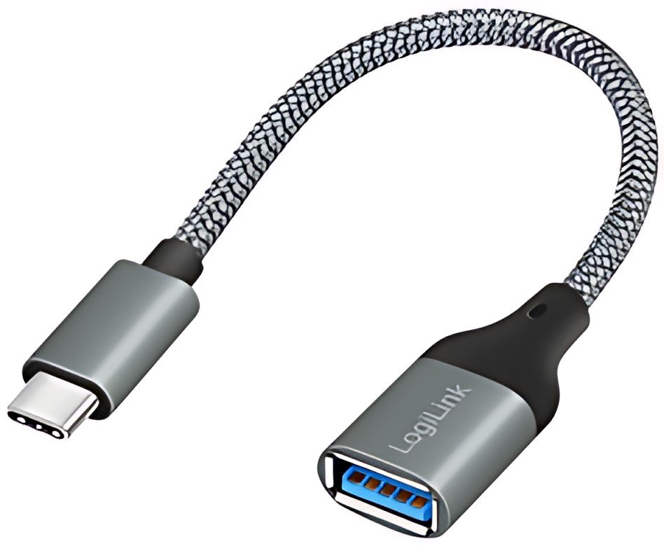 LogiLink Câble adaptateur USB 3.2, USB-C mâle USB-A femelle