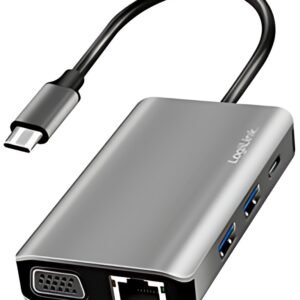 LogiLink Station d'accueil USB 3.2 (Gen 1), USB-C, 7 ports