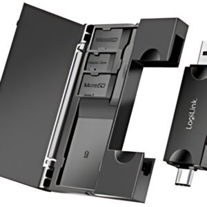 LogiLink Lecteur de cartes USB 3.2 Gen1, avec rangement