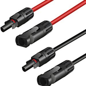LogiLink Set de rallonges pour panneau solaire, 3,0 m