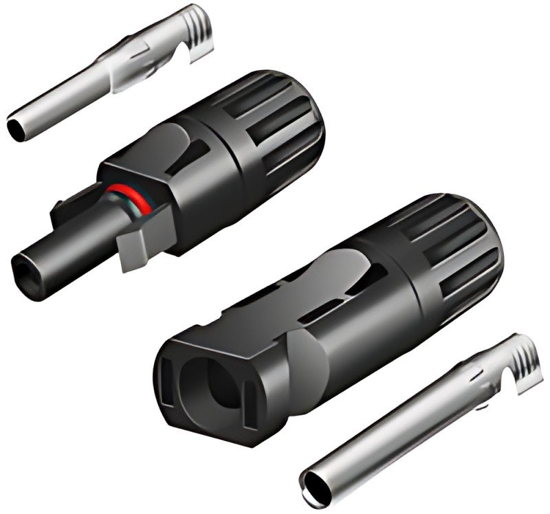 LogiLink Set de fiches pour panneau solaire, PVC