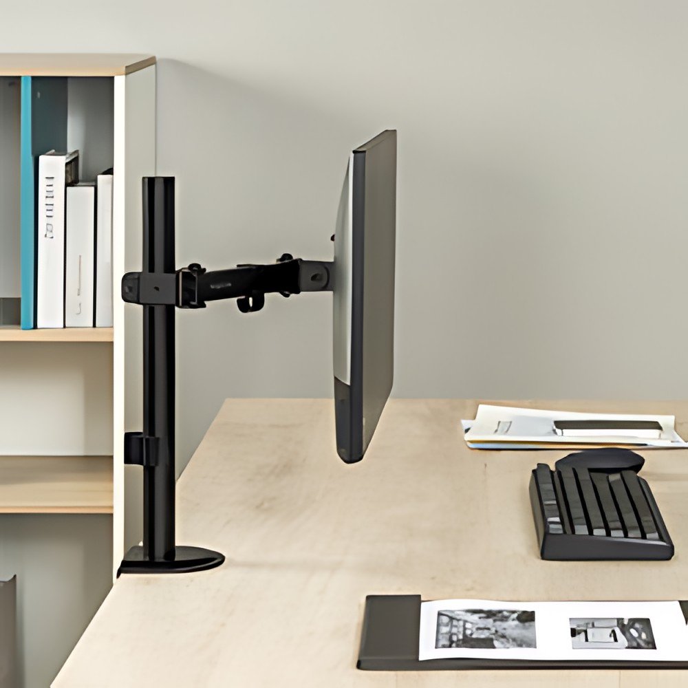 LogiLink Bras support pour écran, longueur bras 376 mm, noir
