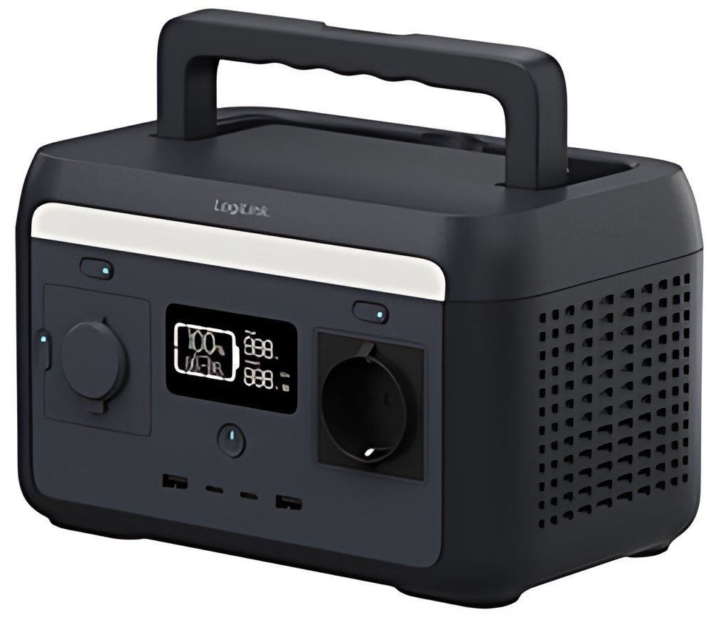 LogiLink Chargeur mobile/Powerstation, 300 watts, noir