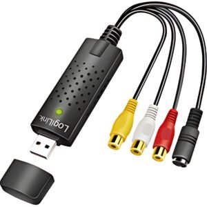 LogiLink Convertisseur audio & vidéo USB 2.0, noir
