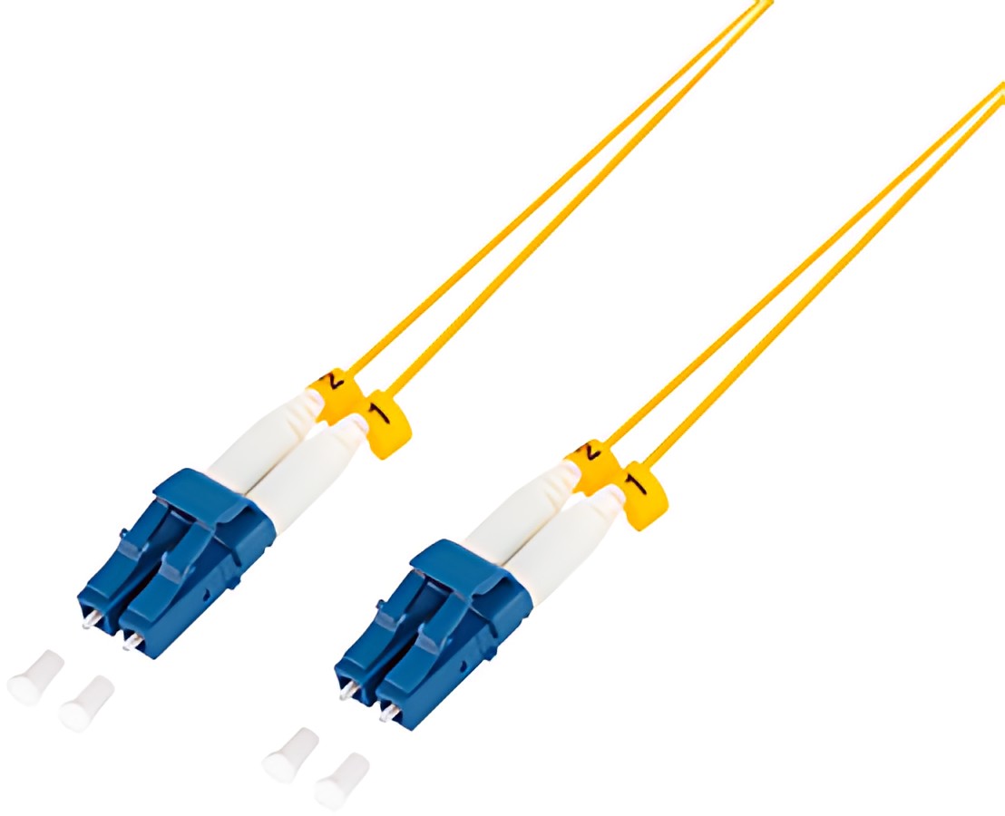 LogiLink Câble patch fibre optique, 2x LC-Duplex, OS2, 7,5 m