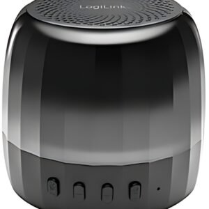 LogiLink Enceinte Bluetooth avec lumières festives, noir