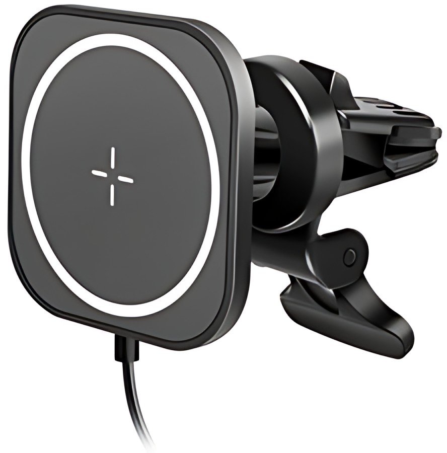 LogiLink Support magnétique de smartphone pour voiture, noir