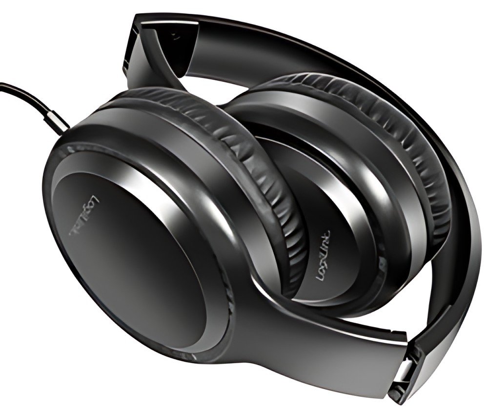 LogiLink Casque stéréo, avec microphone, noir