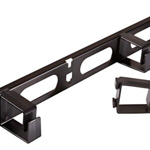 LogiLink Panneau passe-câbles 19", 1 U, avec 4 boucles