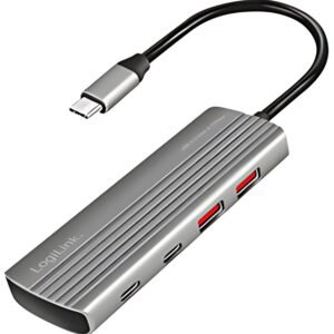 Hub ultra-mince LogiLink USB 3.2, 4 ports, 2x USB-A, 2x USB-C