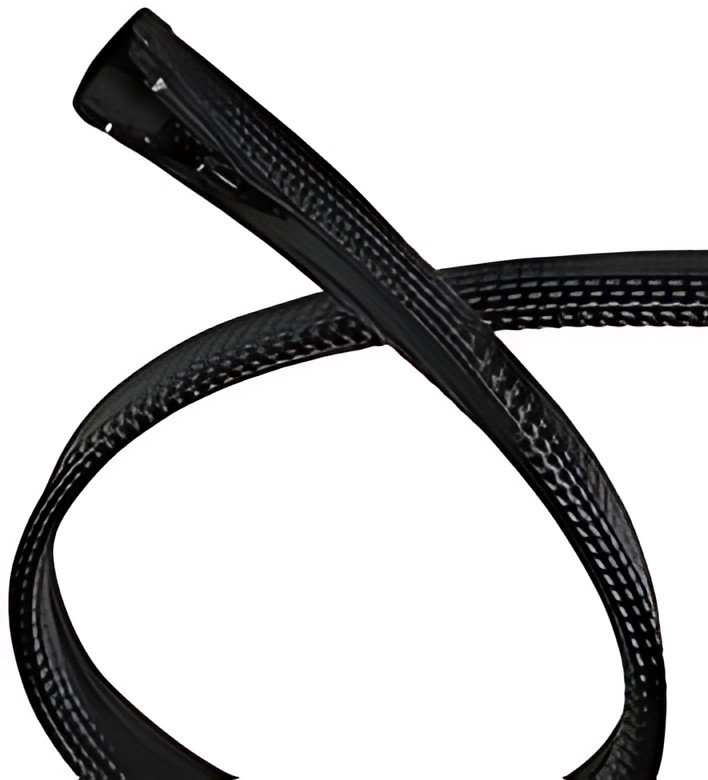 Tuyau de câble LogiLink avec fermeture éclair, 5,0 m, noir