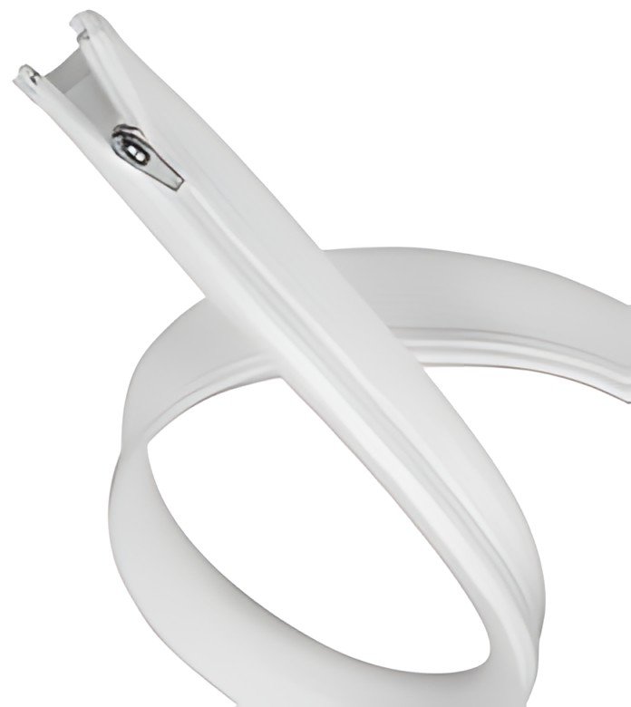 Tuyau de câble LogiLink avec fermeture éclair, 5,0 m, blanc