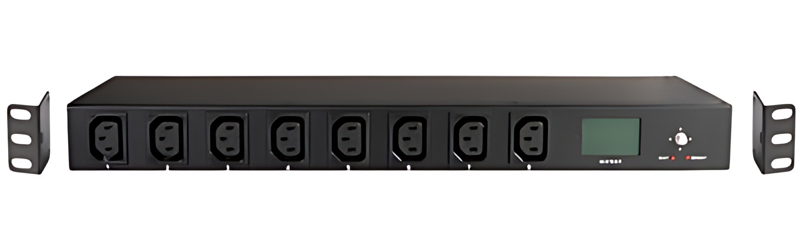 LogiLink Multiprise IP, 8 ports, 1 U, noir