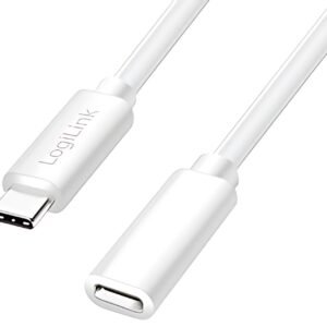 LogiLink Rallonge USB 2.0, 3 m, blanc