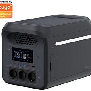 LogiLink Station de charge mobile, 1.800 watts, noir
