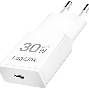 LogiLink Chargeur secteur USB, USB-C (PD), 30 W, blanc
