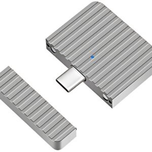 LogiLink Boîtier SSD externe, USB-C - PCIe NVMe, argent