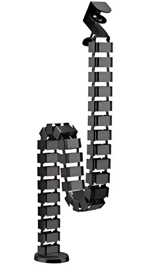 Goulotte de câble LogiLink avec pince de table et amp; Support, noir