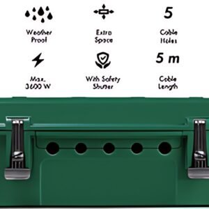 Boîtier électronique extérieur LogiLink avec multiprise 4 prises
