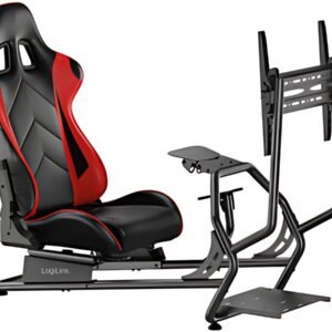 LogiLink Racing Simulator Cockpit avec support de moniteur